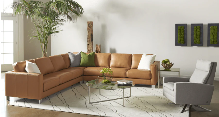 American Leather Alessandro Sofa, Loveseat, Chair - Image 4