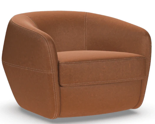 American Leather BERGER Swivel Chair - Image 2