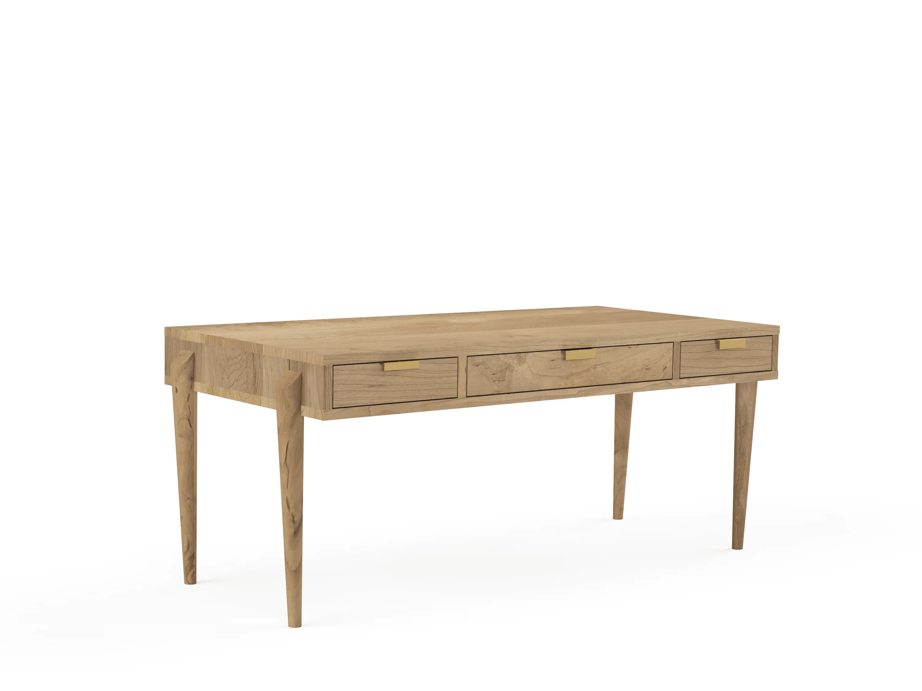 Apollo Solid Wood Desk - Handcrafted in Columbus, Ohio - Image 4