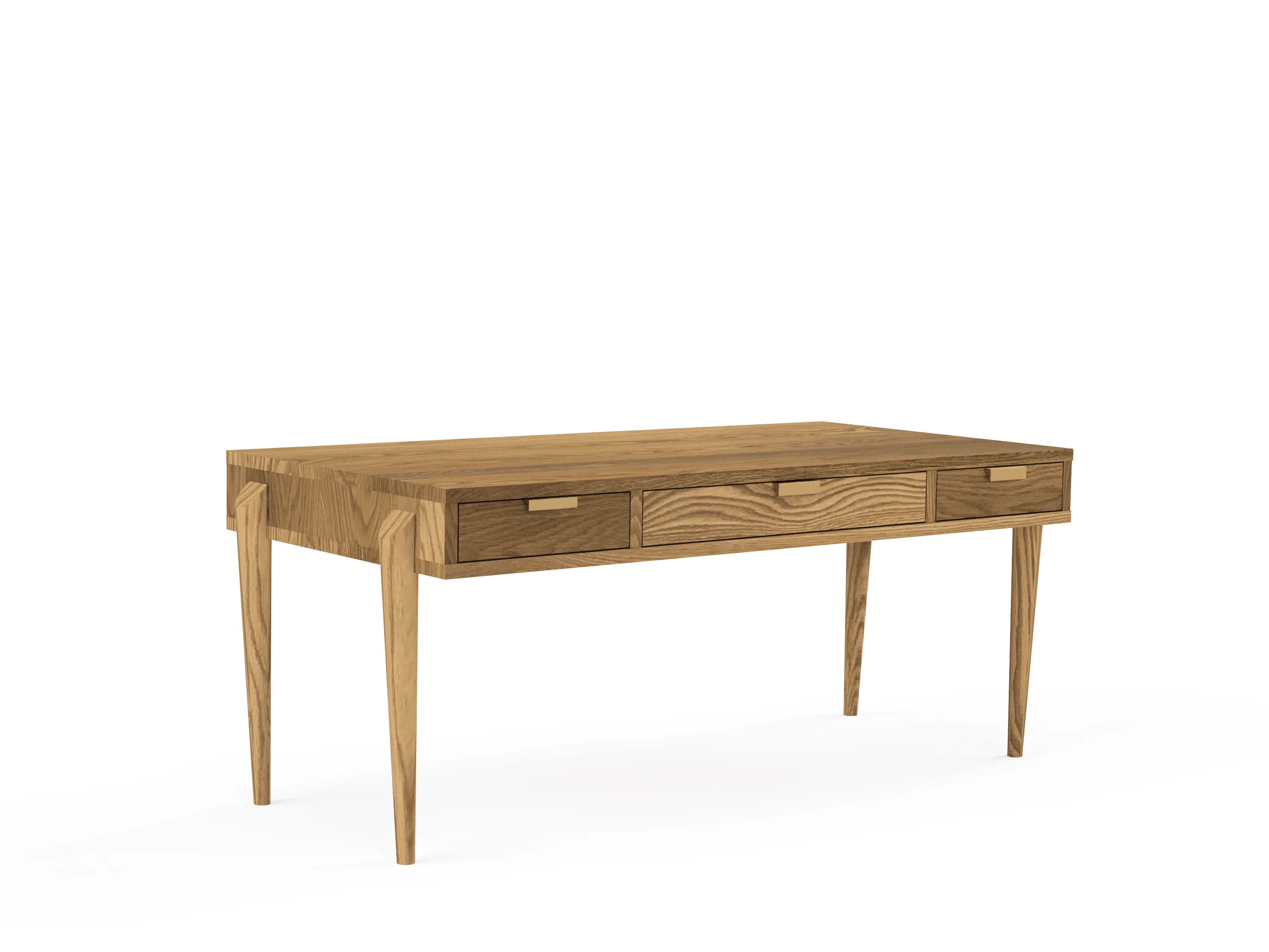 Apollo Solid Wood Desk - Handcrafted in Columbus, Ohio - Image 6