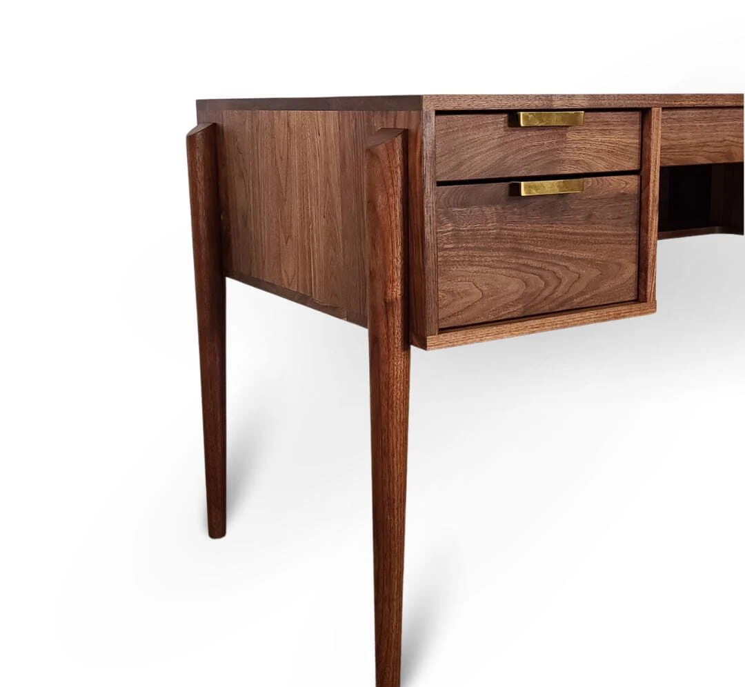 Apollo Solid Wood Executive Desk - Handcrafted in Columbus, Ohio - Image 4