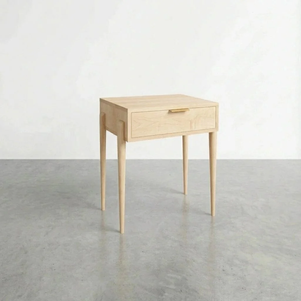 Apollo Side Table in Maple - Solid Wood | Columbus OH