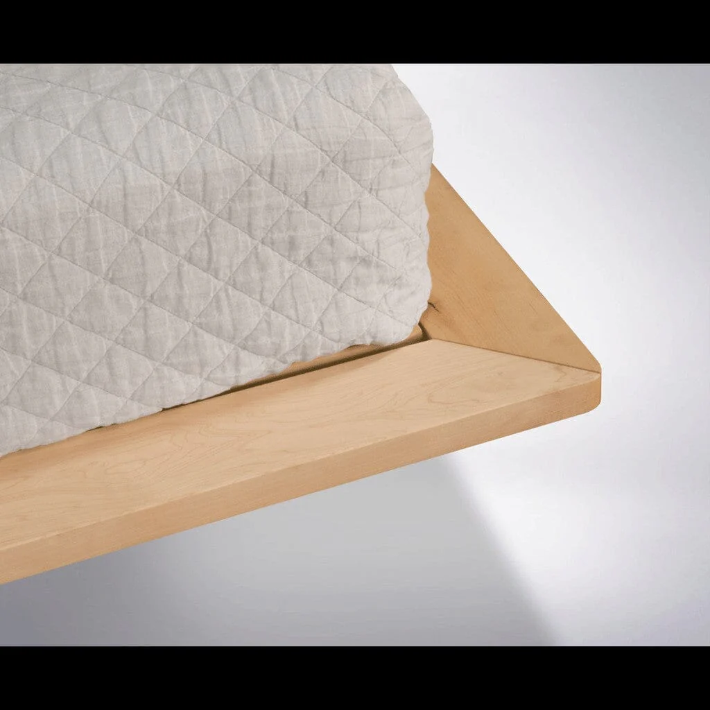 Atomic Platform Bed- Solid Wood Maple - Image 5