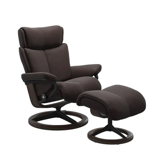 Stressless Magic Recliner with Ottoman - Image 3