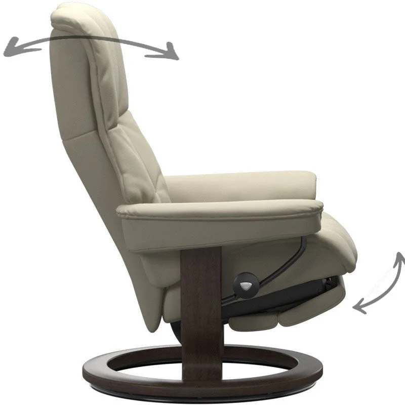 Stressless Sunrise Recliner with Ottoman - Image 4
