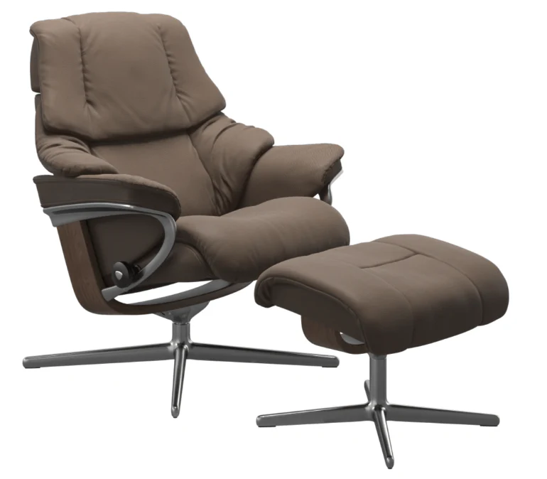 Stressless Reno Recliner with Ottoman - Image 3