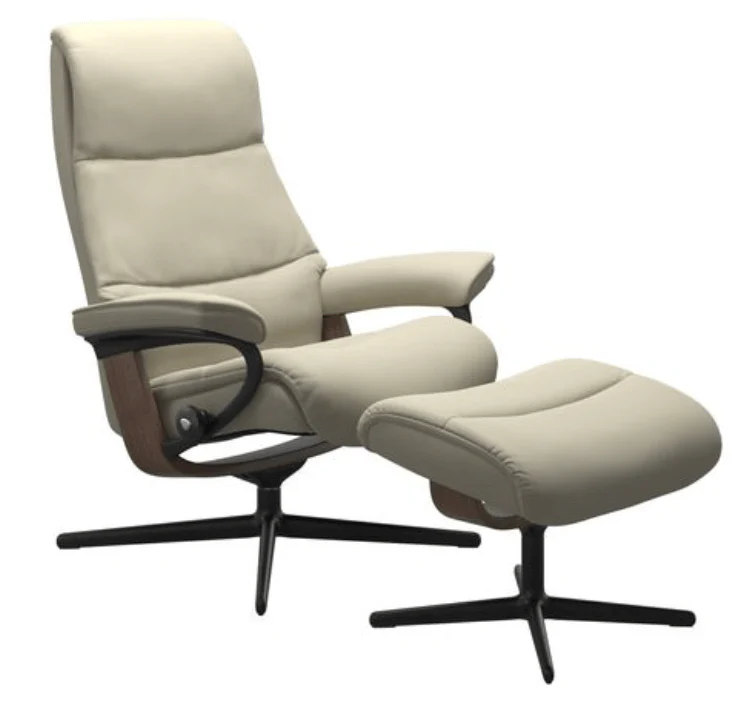 Stressless View Recliner with Ottoman - Image 3