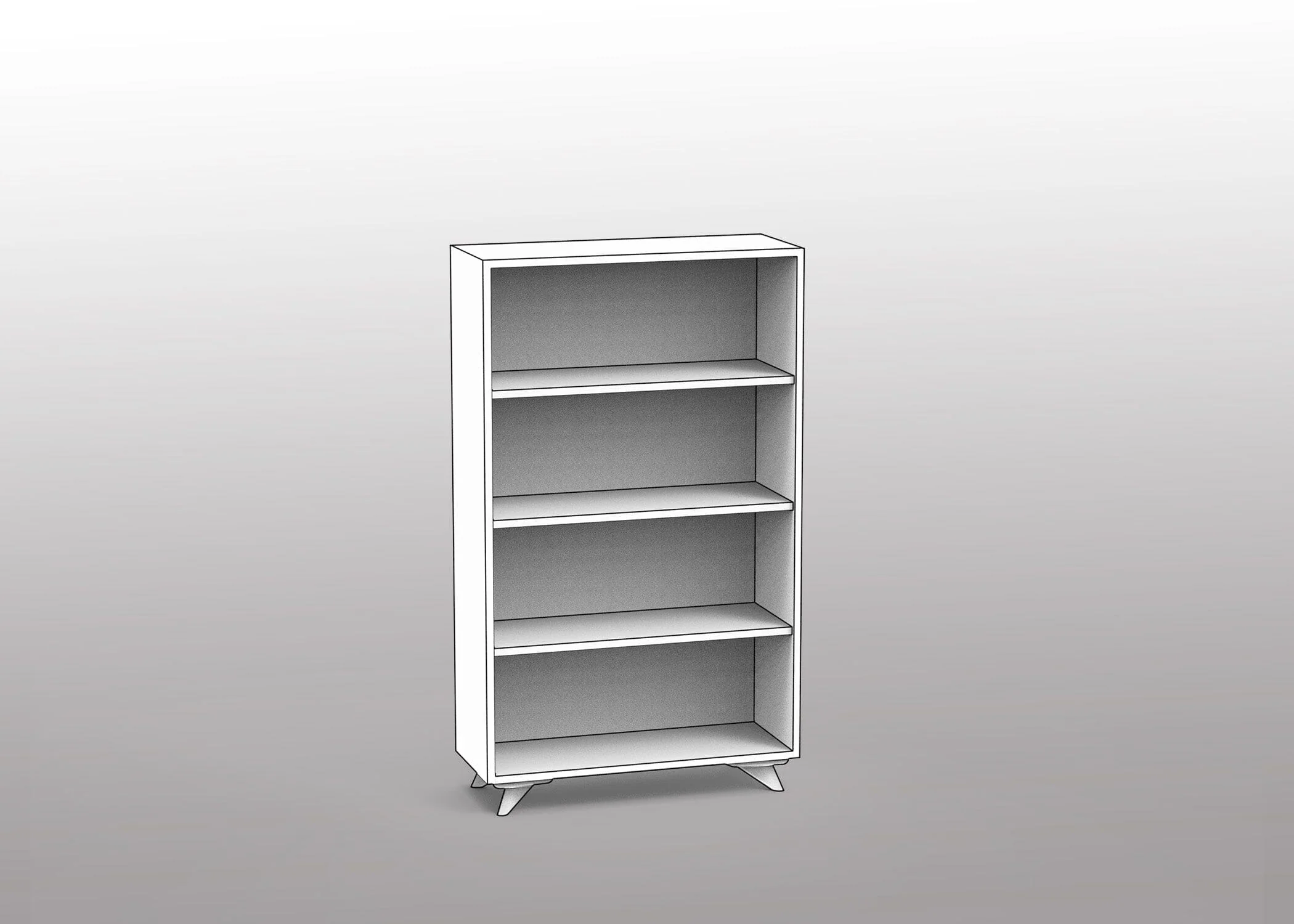 Custom Modern Dresser 2×3 - Option 12 | Columbus