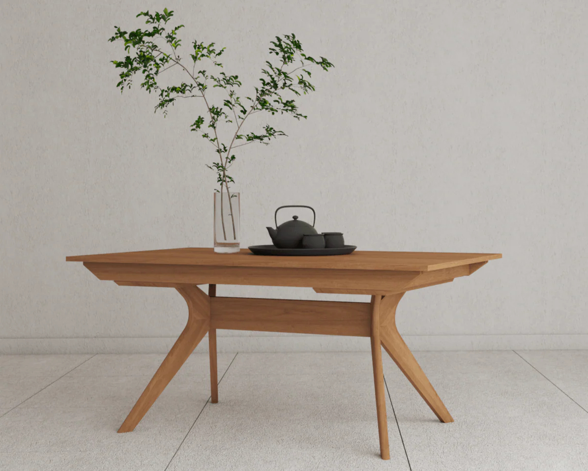 Strata Extendable Dining Table - Cherry - Image 4