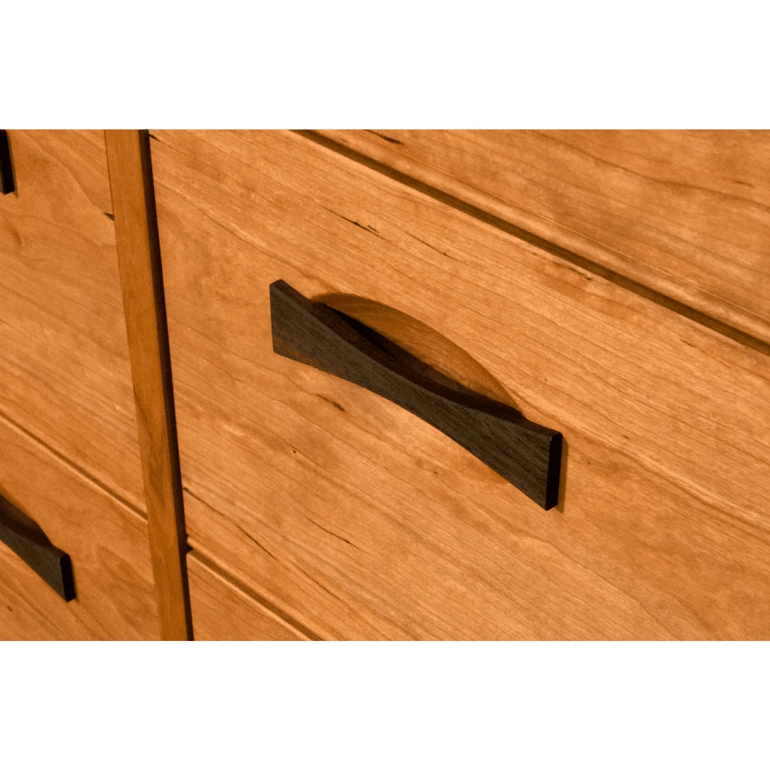 Enso 6/8 Drawer Dresser - Handmade Solid Wood Bedroom Chest | TY Fine Furniture Columbus- Cherry - Image 3