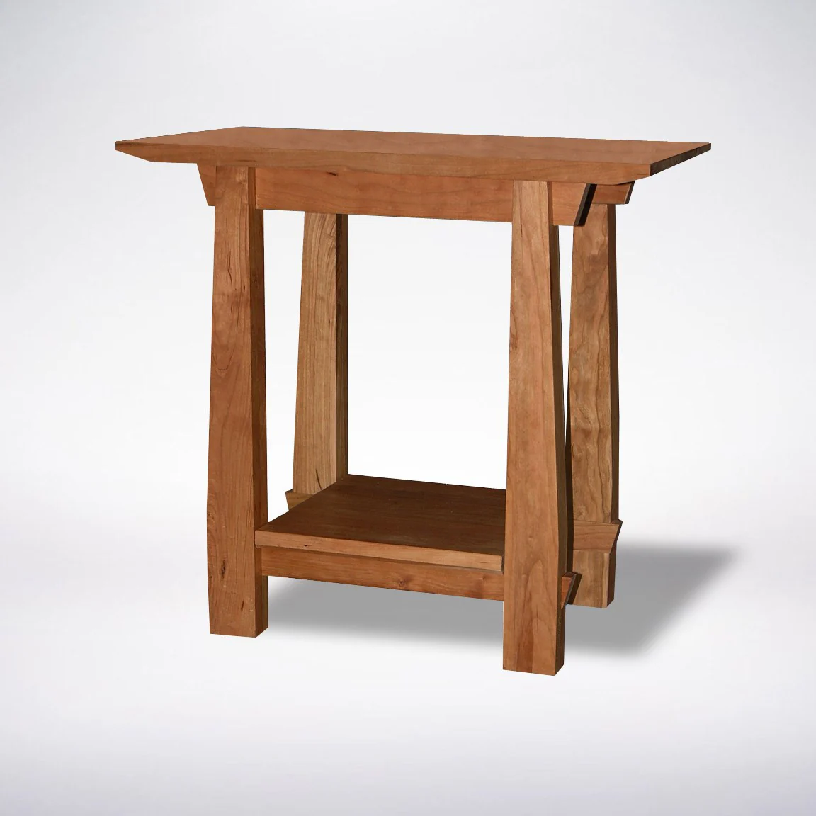 Horizon Side Table Solid Wood - Cherry - Image 3