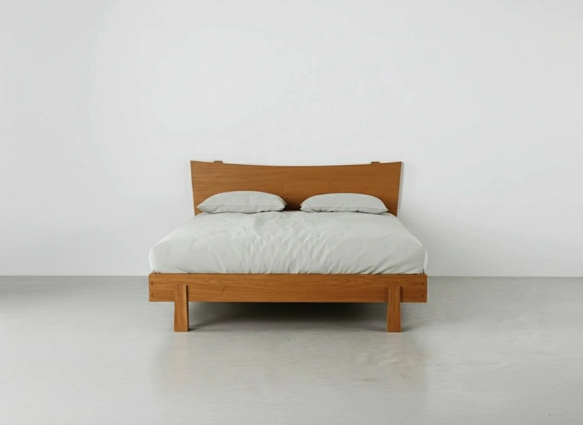 Horizon Platform Bed - Solid Wood Cherry