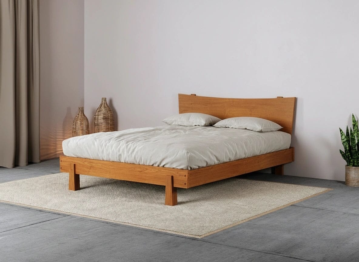 Horizon Platform Bed - Solid Wood Cherry - Image 2