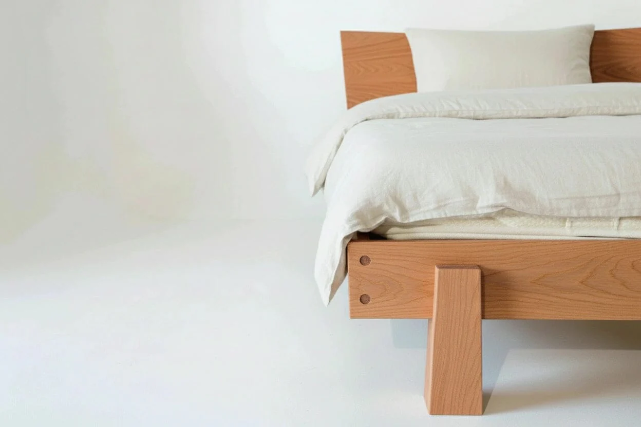 Horizon Platform Bed - Solid Wood Cherry - Image 4