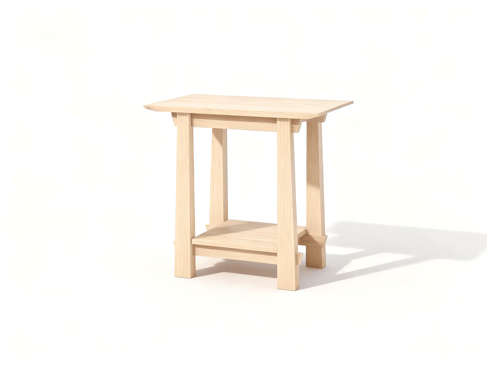 Horizon Side Table in Maple - Solid Wood | Columbus OH