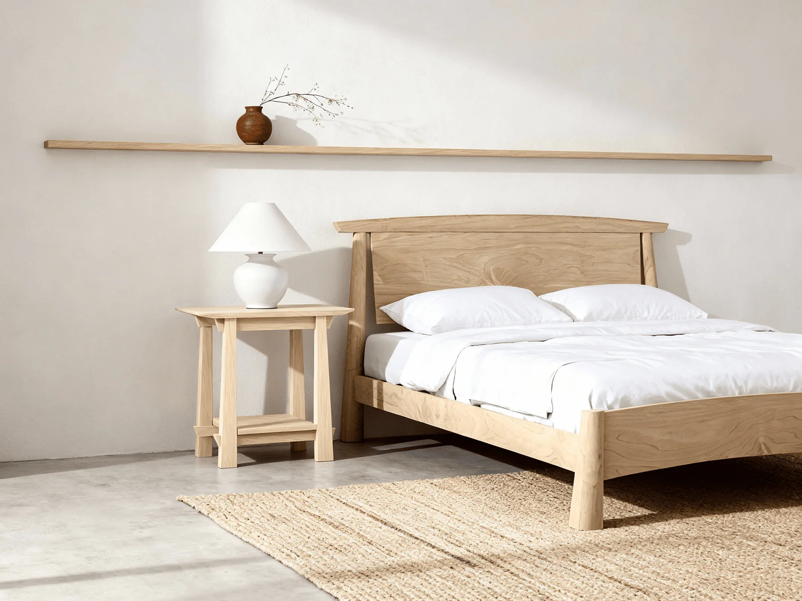 Horizon Side Table in Maple - Solid Wood | Columbus OH - Image 2
