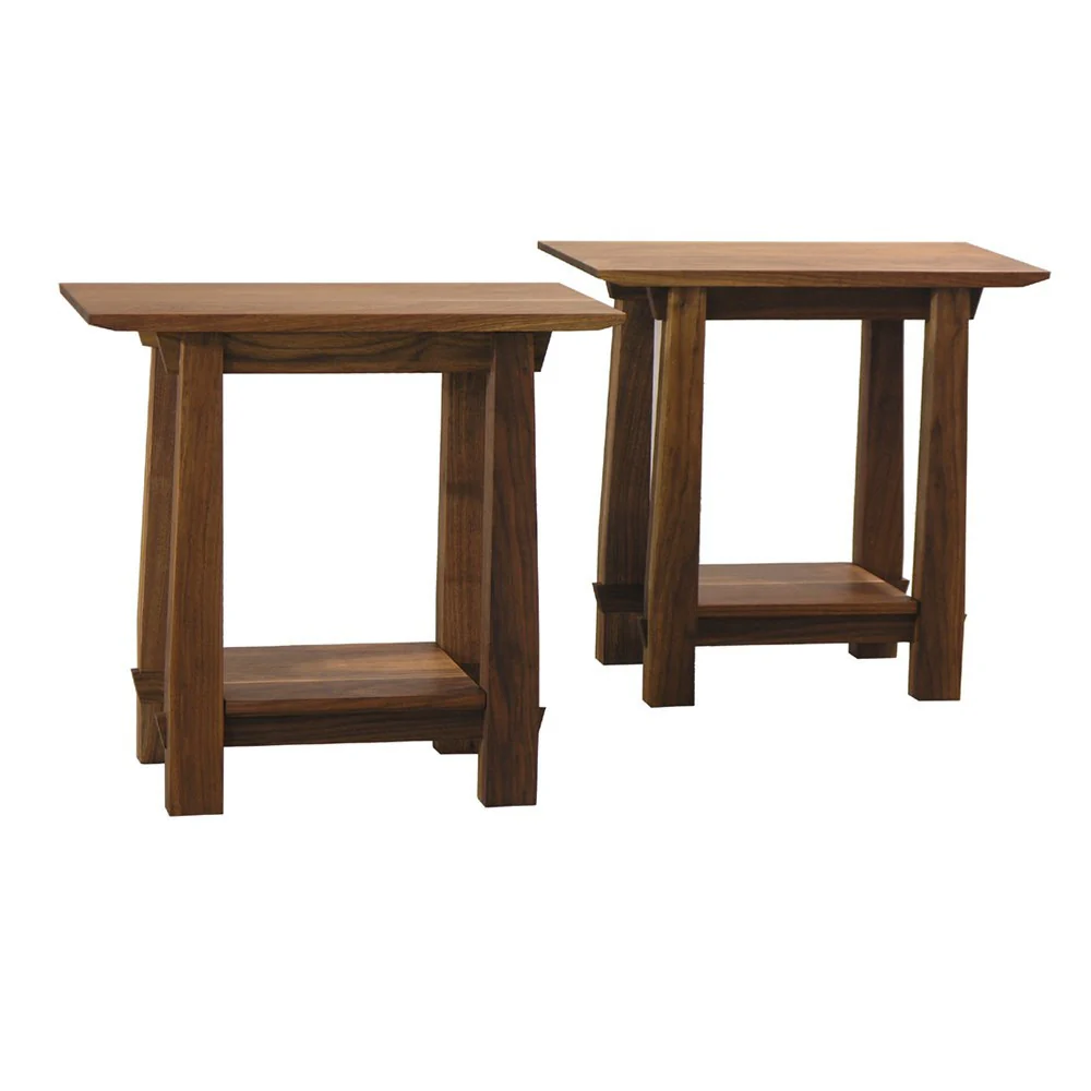 Horizon Side Table in Walnut - Solid Wood | Columbus OH - Image 4