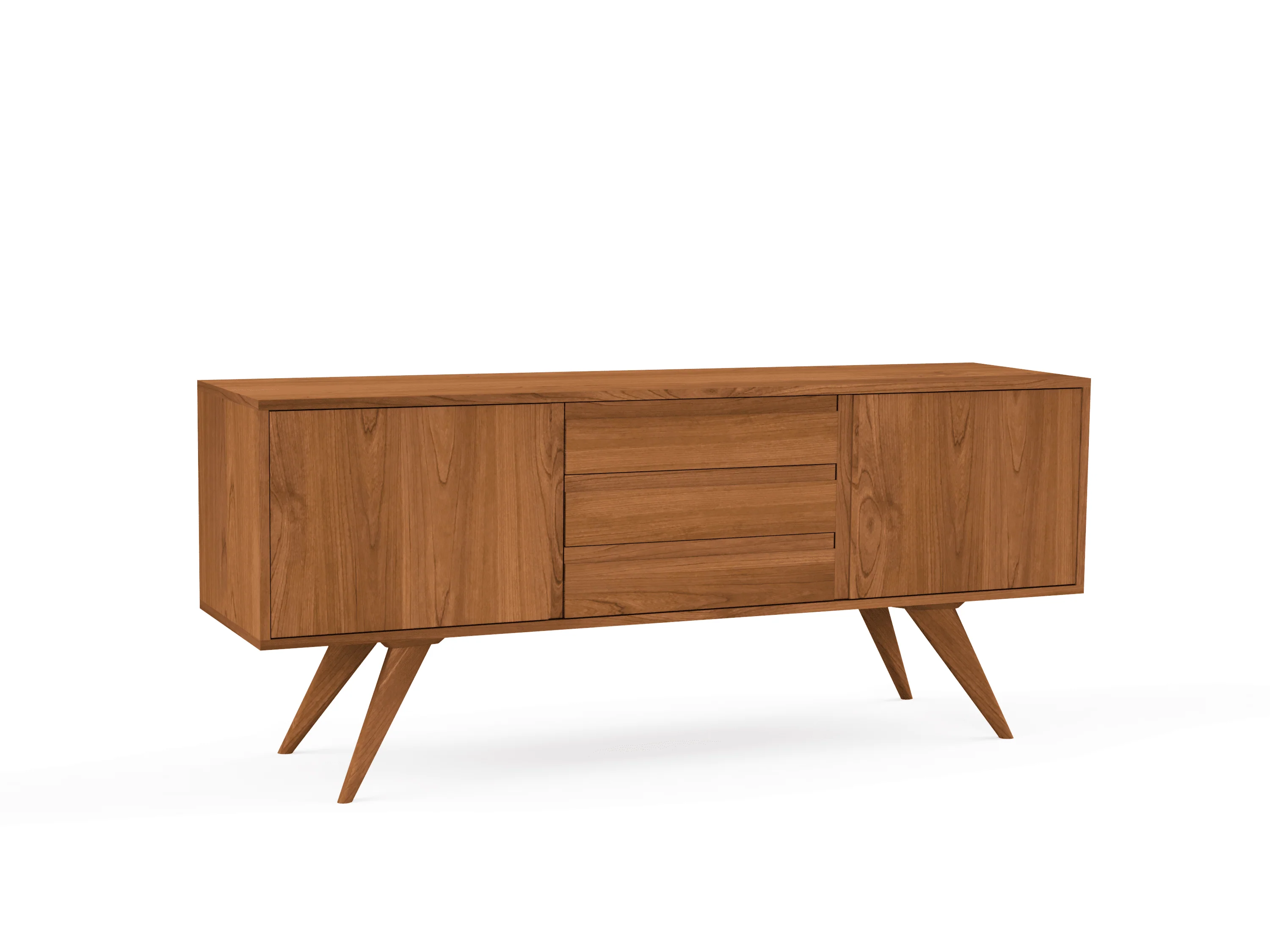 Modern Credenza & Buffet - Solid Wood | Columbus - Image 10