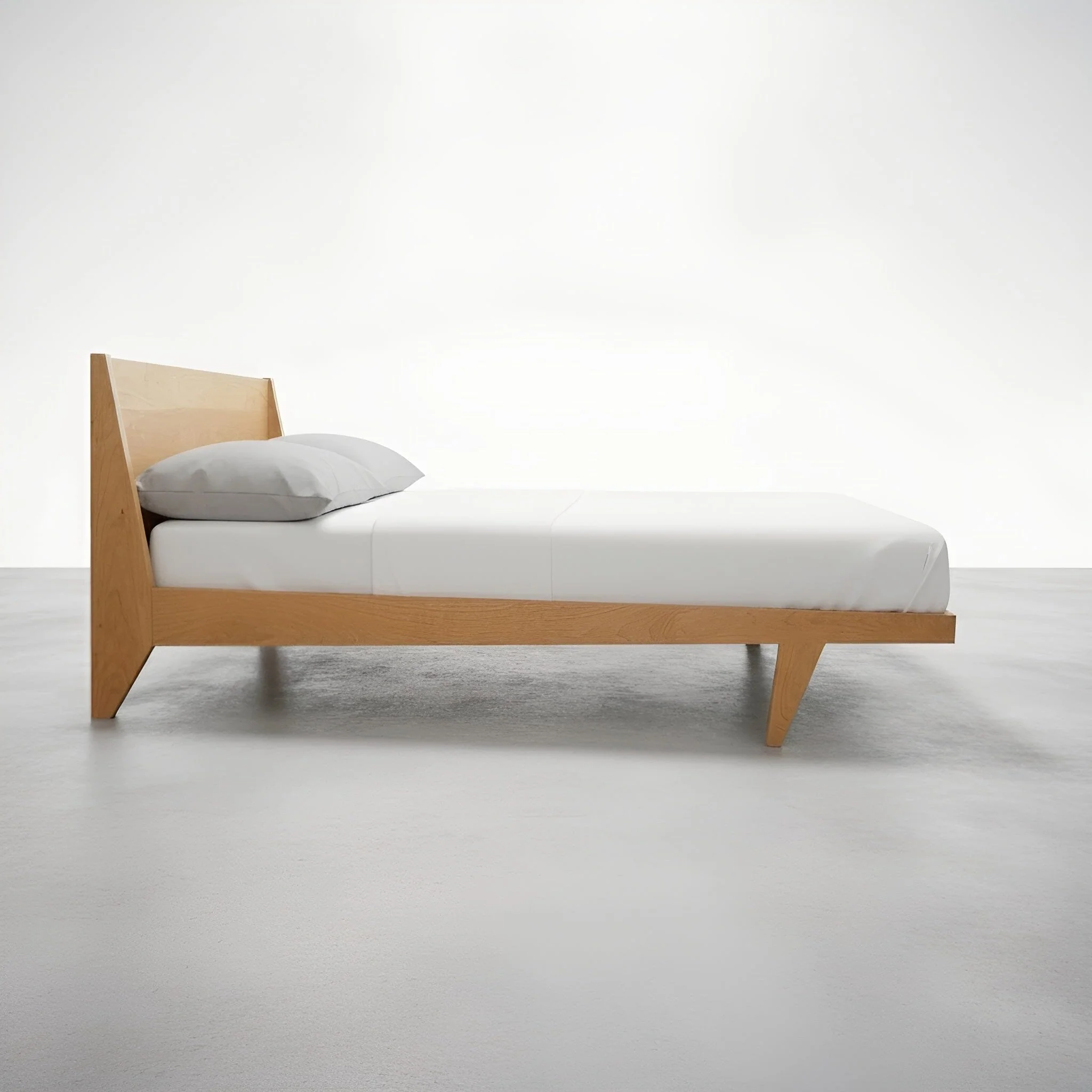 Modern "ONE" Platform Bed -  Solid Wood Cherry - Image 3