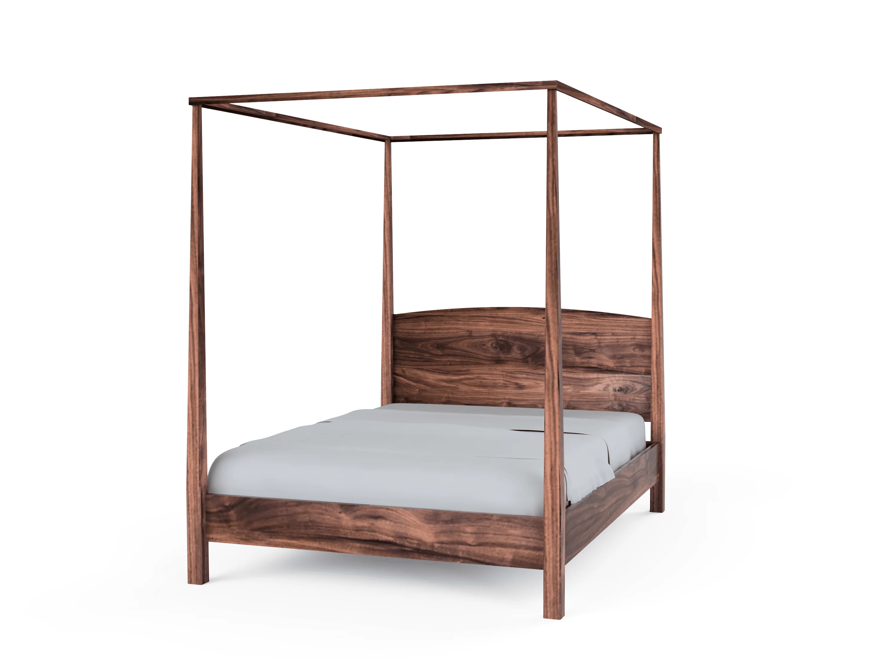 Shaker Pencil Post Bed - Classic Solid Wood Bed Frame - Image 5