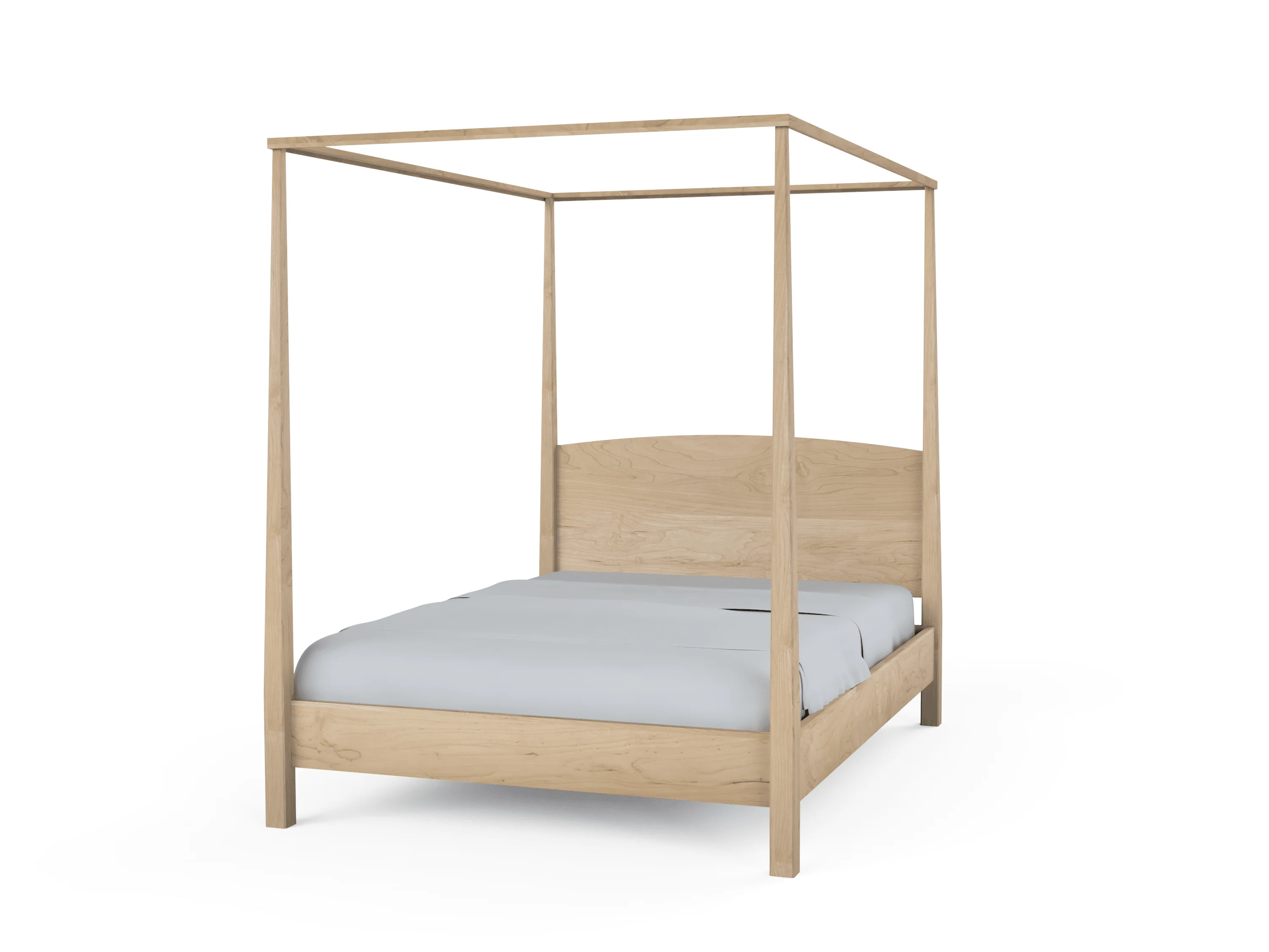 Shaker Pencil Post Bed - Classic Solid Wood Bed Frame - Image 6
