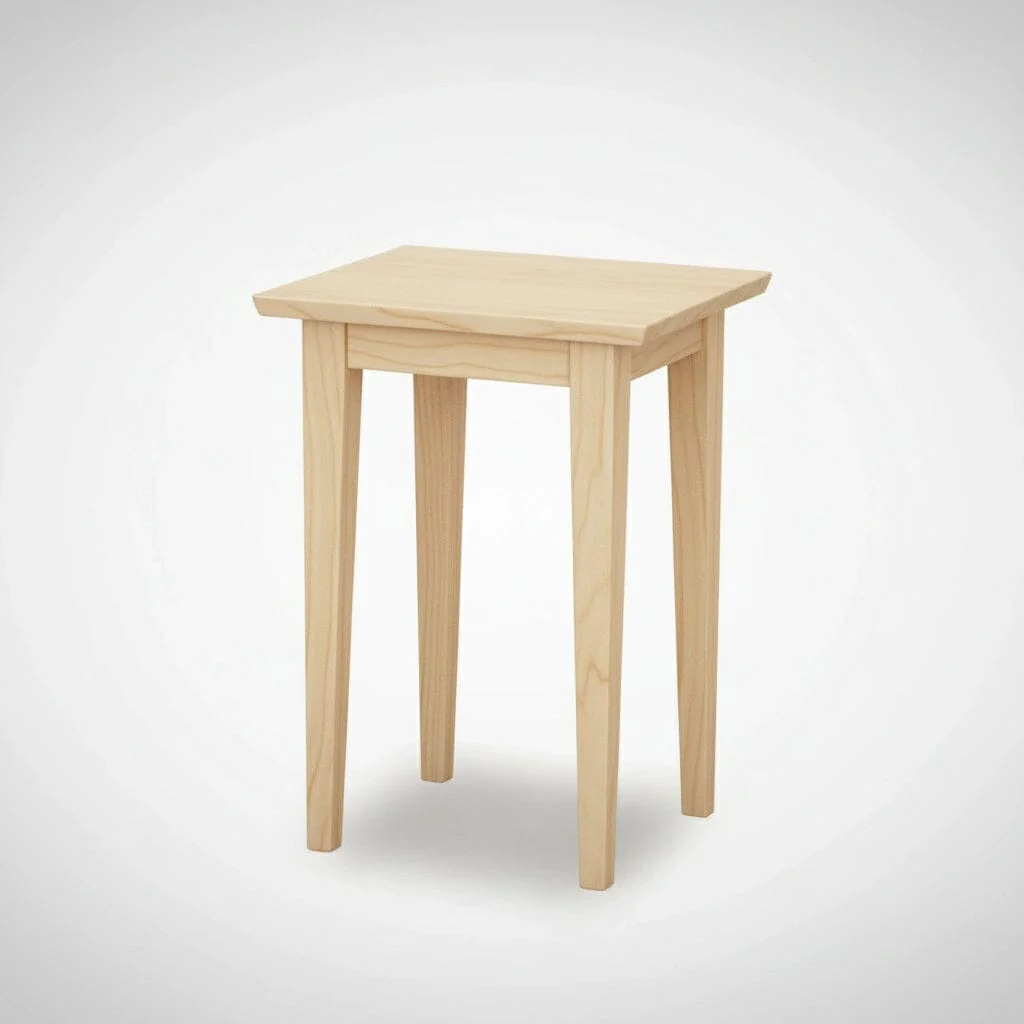 Shaker Side Table in Maple - Solid Wood | Columbus OH