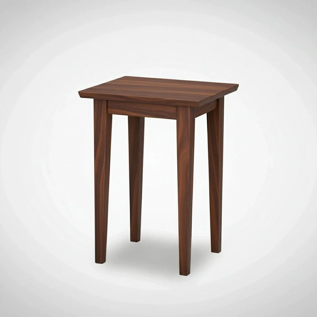 Shaker Side Table in Walnut - Solid Wood | Columbus OH