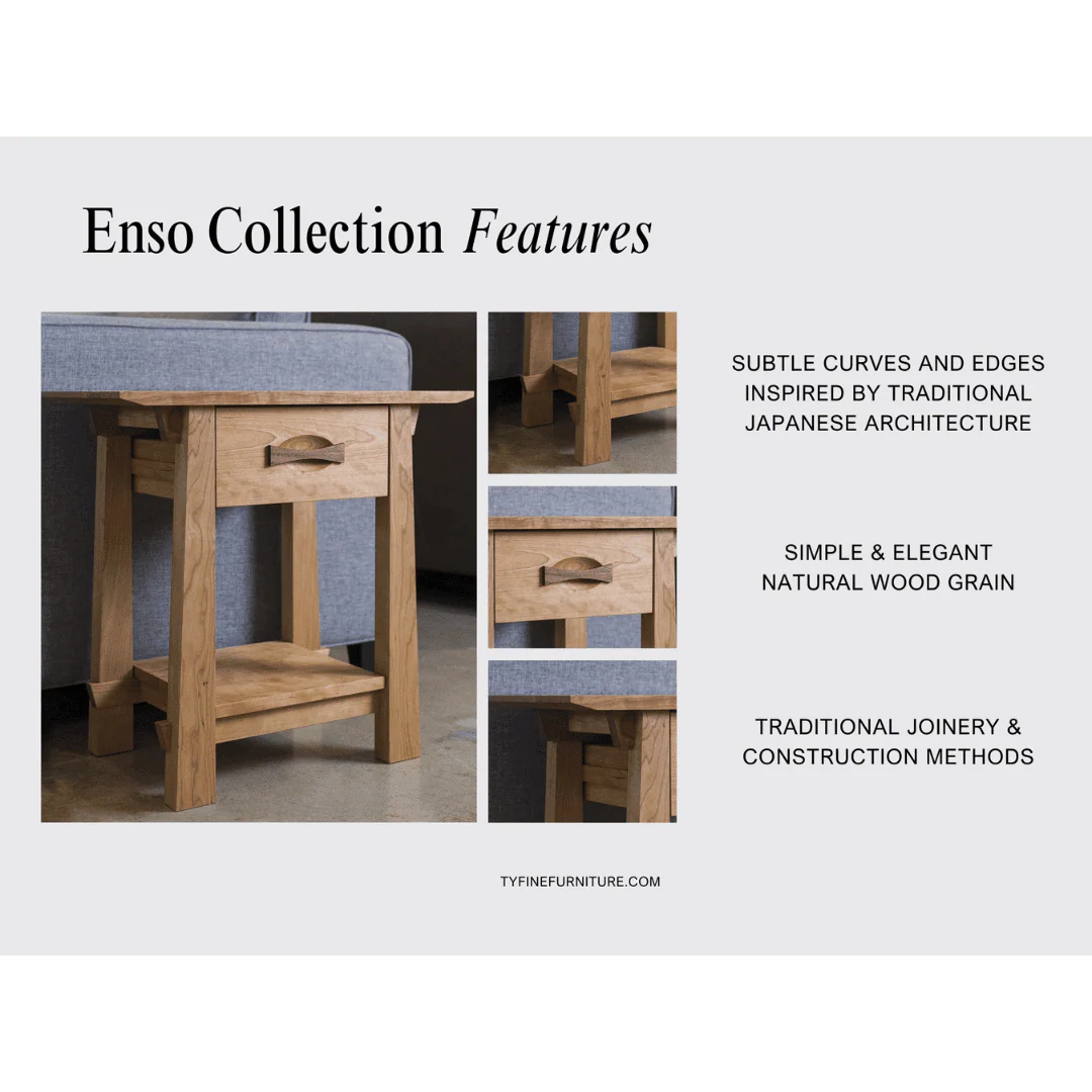 Enso Solid Wood Bench - Handcrafted in Columbus, Ohio - Image 6