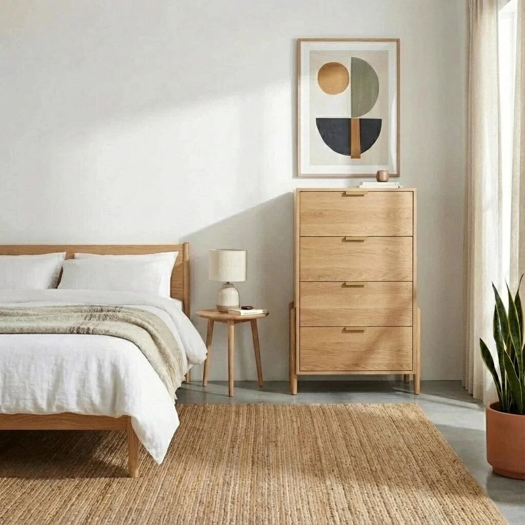 Apollo Tall Dresser in White Oak - Solid Wood | Columbus OH - Image 2