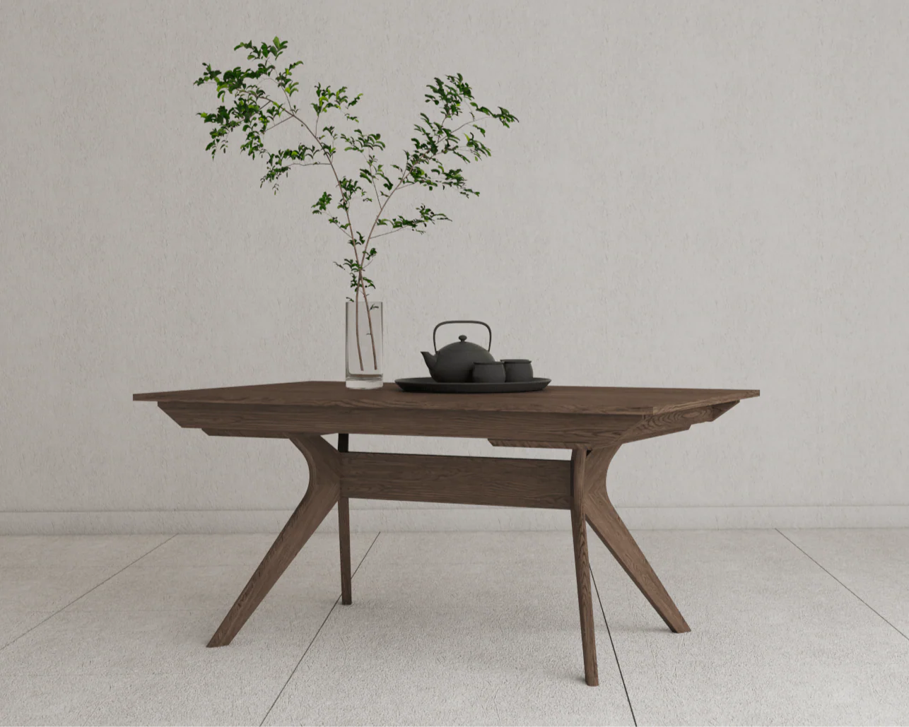 Strata Extendable Dining Table - Walnut - Image 4
