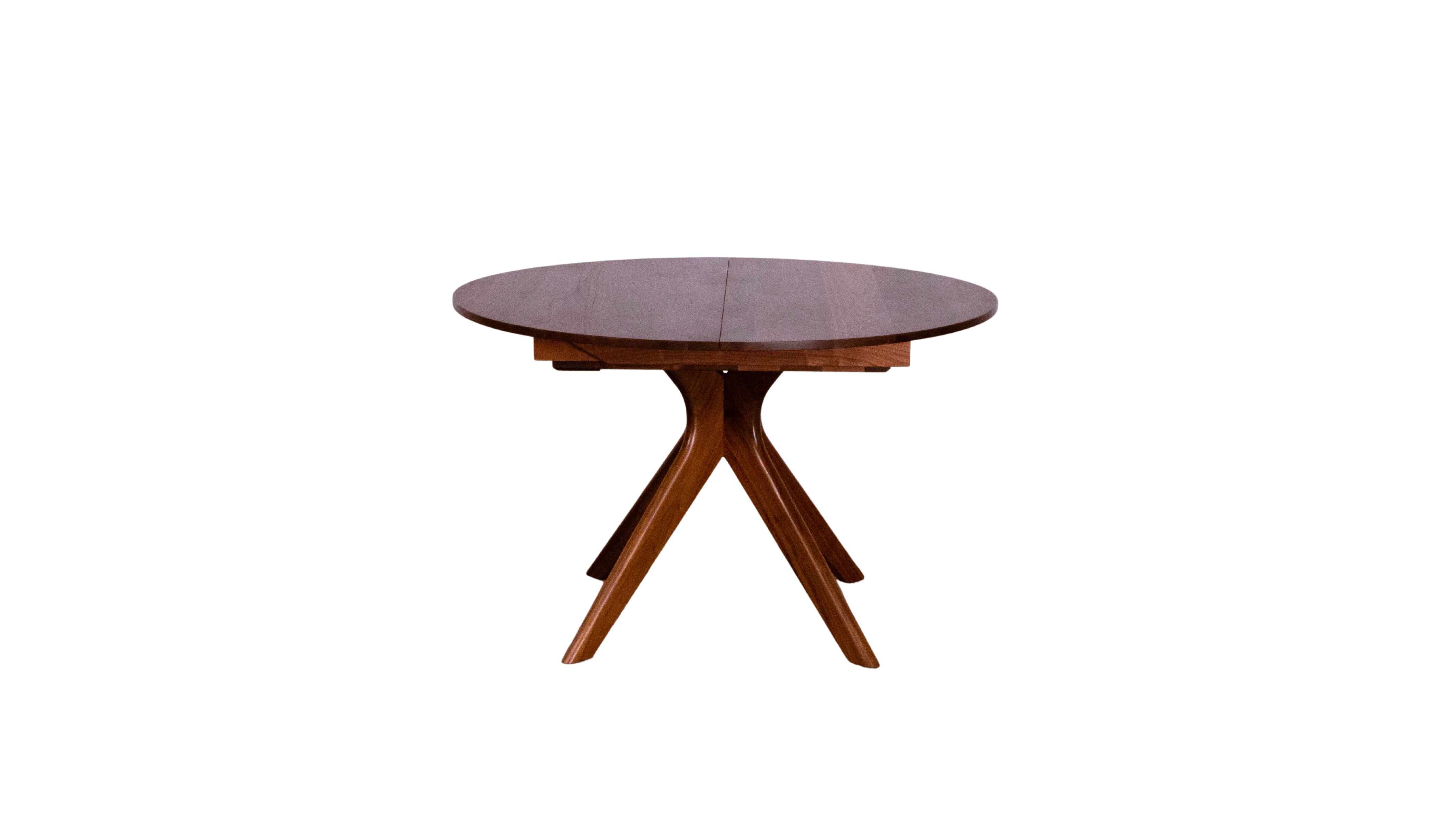 Strata Extendable Round Dining Dinette Table - Solid Wood Extension Dining Table - Image 3