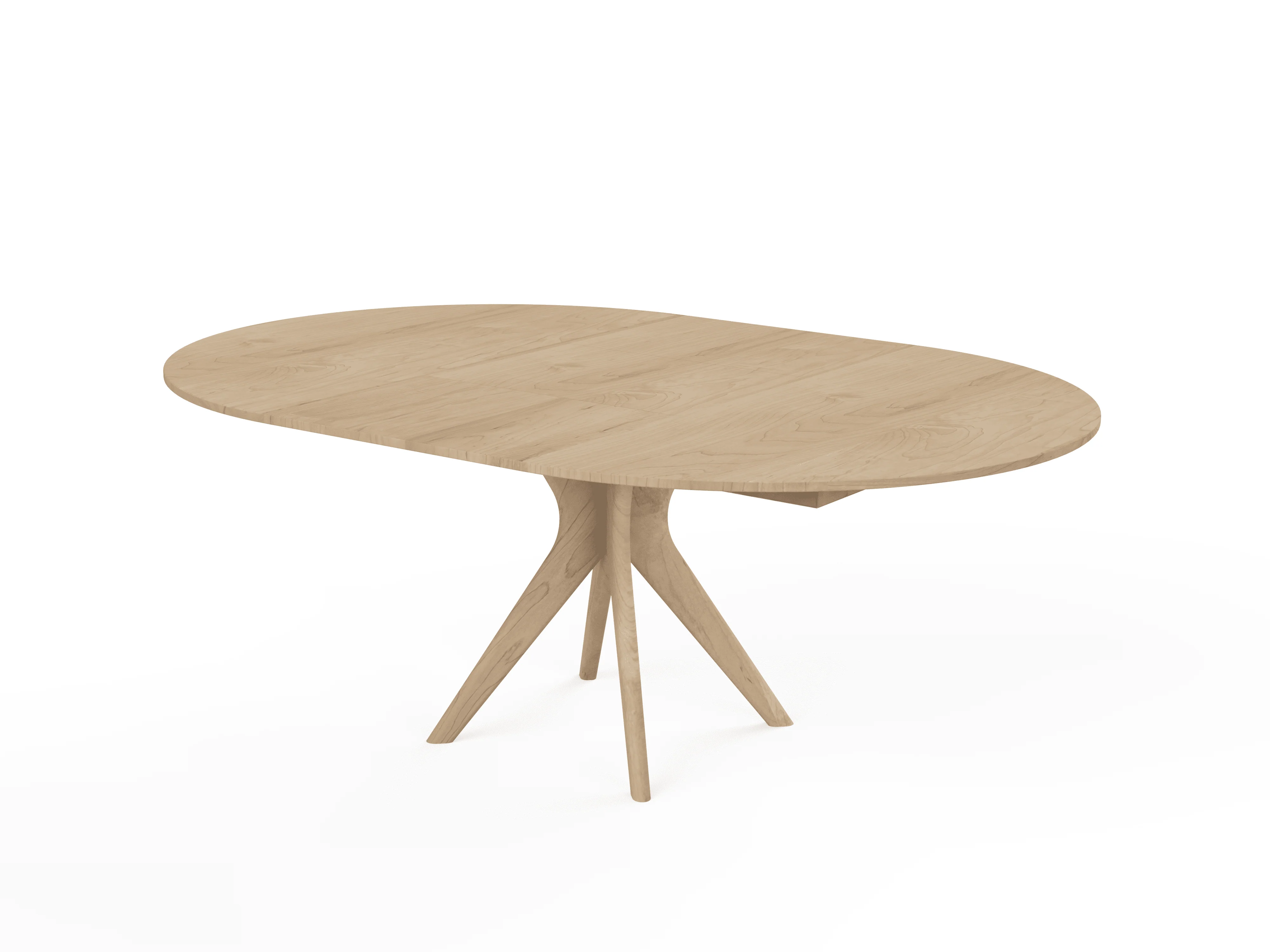 Strata Extendable Round Dining Dinette Table - Solid Wood Extension Dining Table - Image 5