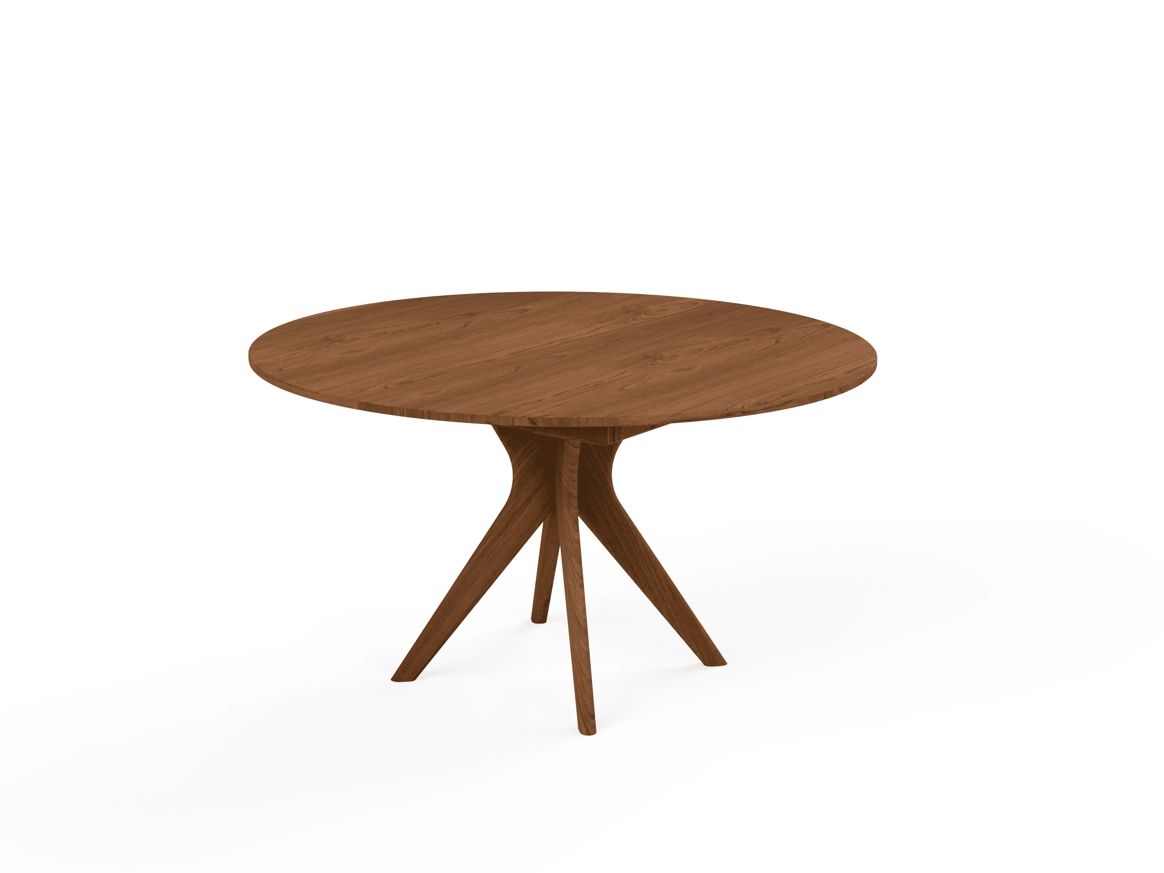 Strata Extendable Round Dining Dinette Table - Solid Wood Extension Dining Table - Image 6