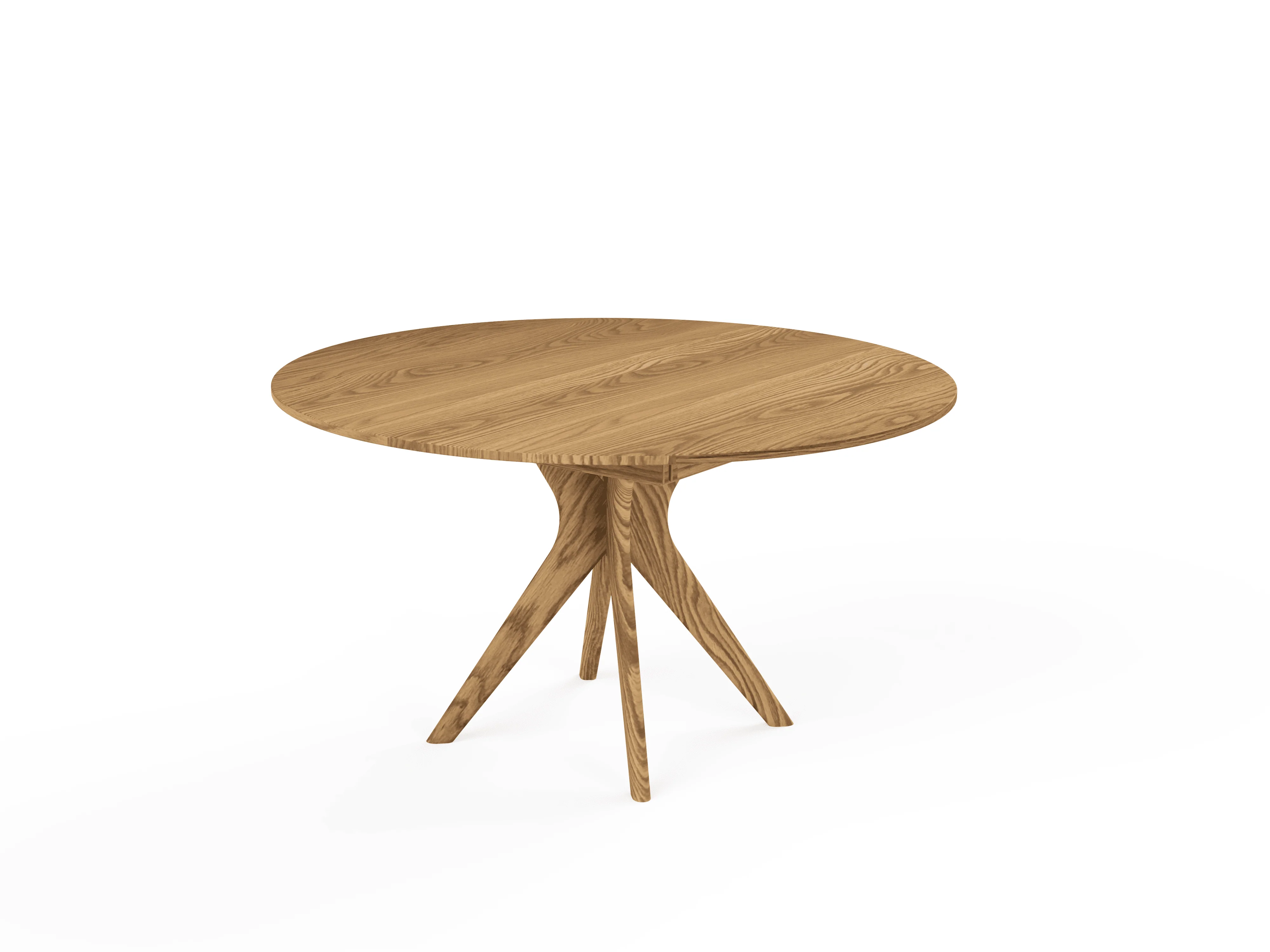 Strata Extendable Round Dining Dinette Table - Solid Wood Extension Dining Table - Image 8