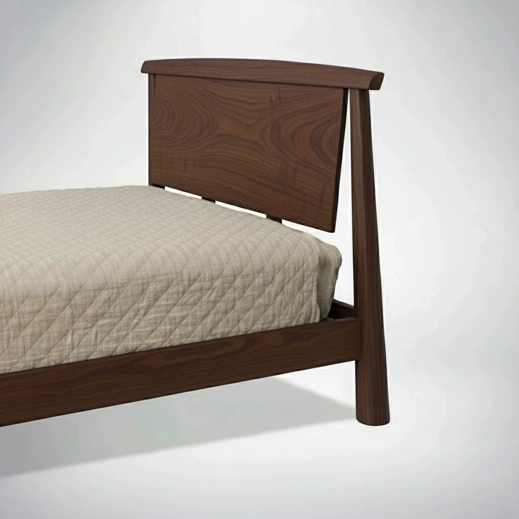 Sunrise Platform Bed - Walnut - Image 3