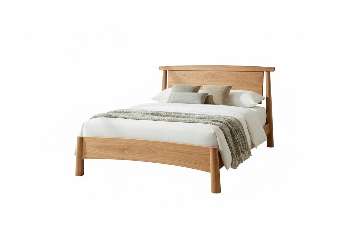 Sunrise Platform Bed - White Oak - Image 4