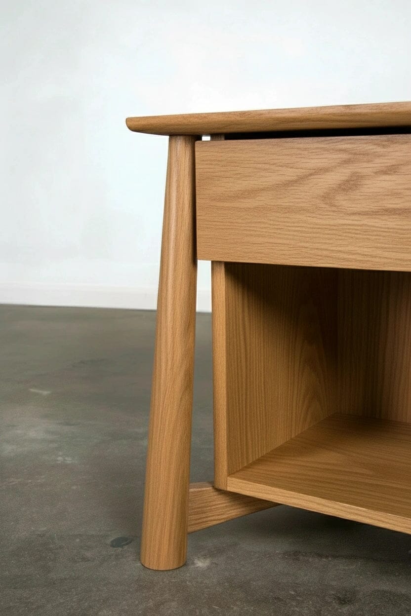 Sunrise Side Table - White Oak - Image 2