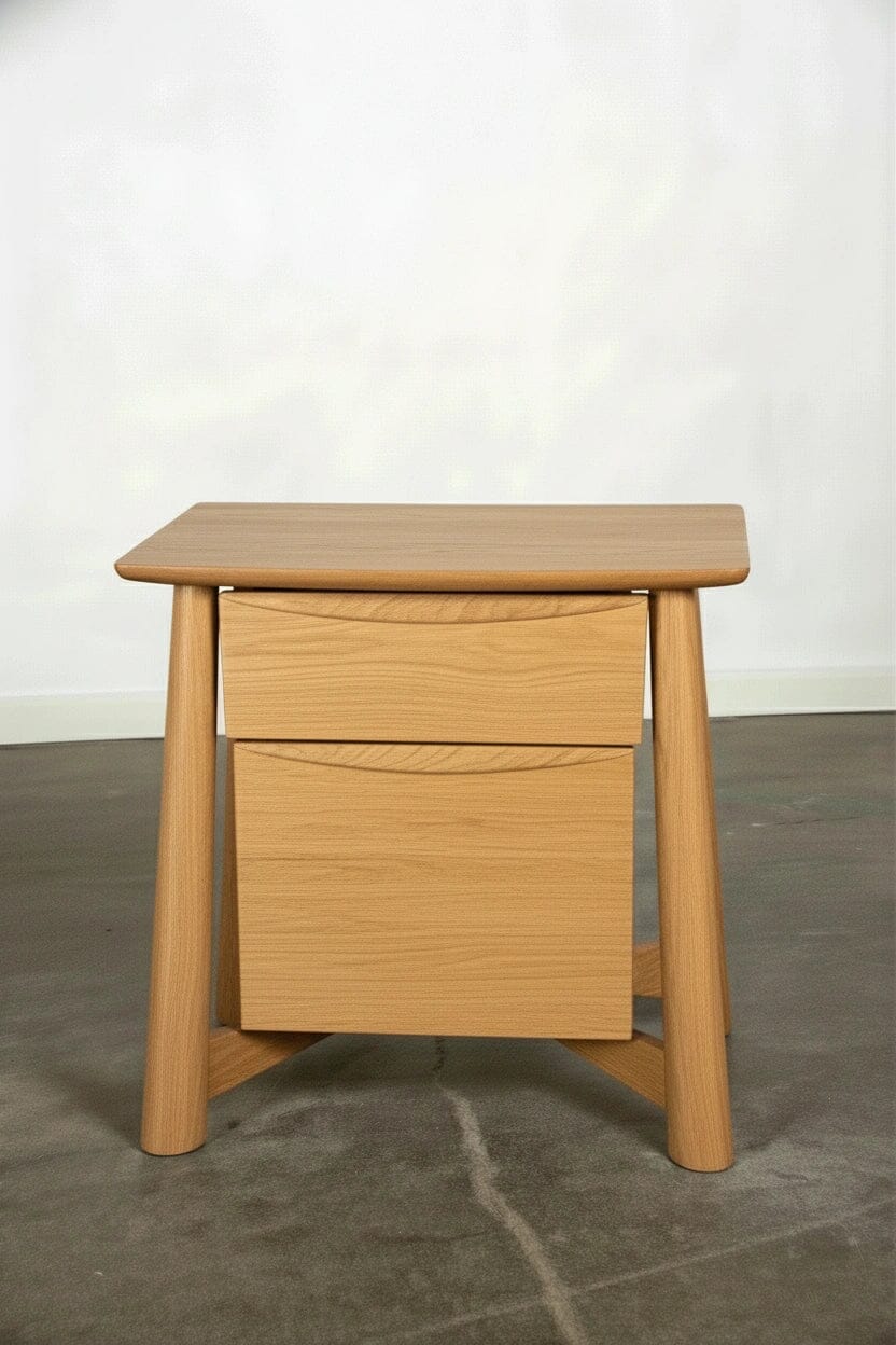 Sunrise Side Table - White Oak - Image 3