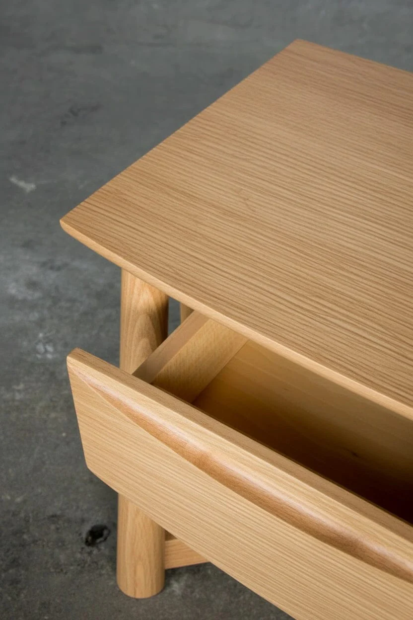 Sunrise Side Table - White Oak - Image 4