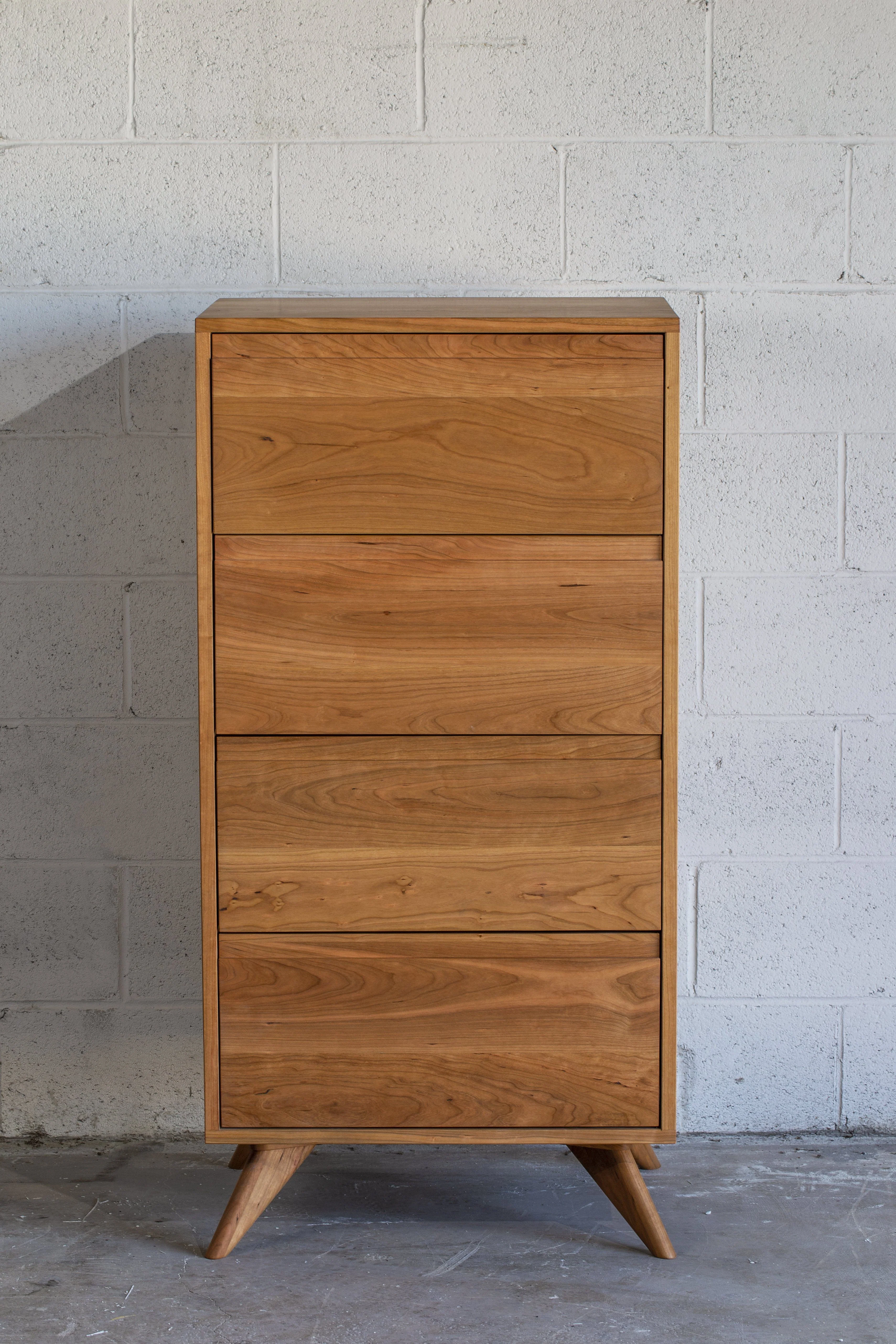 Tall Mid-Century Modern Dresser - Solid Wood | OH - Image 3